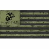 7.62 Design - Holzflagge USMC EGA