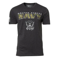 7.62 Design - T-Shirt USN Camo Text