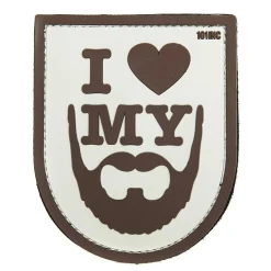 101 INC - 3D Patch I love my Beard