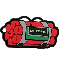 101 INC - 3D Patch PVC Kind Regards rot
