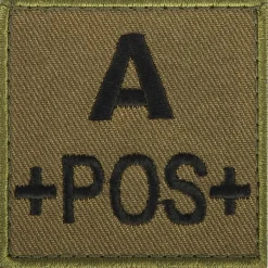 A10 Equipment - Blutgruppenpatch Blutgruppe A pos