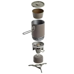 A10 Equipment - Kochset 1 L mit Gasbrenner Tac Boil