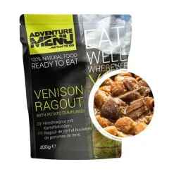 Adventure Menu - Hirschragout mit Kartoffelklößen