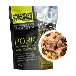 Adventure Menu - Schweinebraten mit Sauerkraut und Knödeln