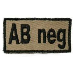 ASMC - Abzeichen Bloodpatch AB neg Klett