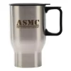ASMC - Isosteel Becher 0.4 L ASMC Edition silberfarben