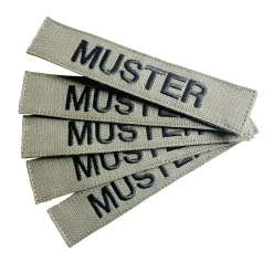 ASMC - Namensbänder 5er Set Foliage gestickt auf Textil