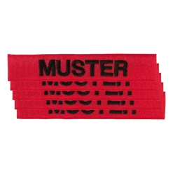 ASMC - Namensbänder 5er Set Rot