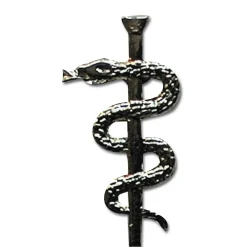ASMC - Pin Mini Metall Abzeichen Aeskulap-Stab