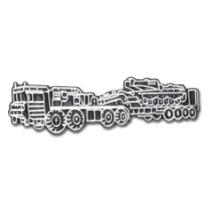 ASMC - Pin Mini Metall Fahrzeuge Elefant