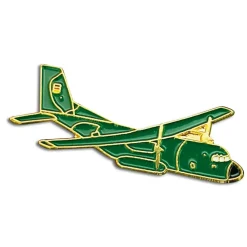 ASMC - Pin Mini Metall Fahrzeuge Transall grün