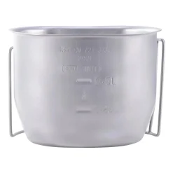 BCB - Campingbecher Crusader Cup Canteen silberfarben