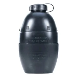 BCB - Wasserflasche mit Becher schwarz