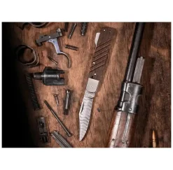 Böker - Taschenmesser 98k Damast braun