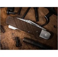 Böker - Taschenmesser 98k Damast braun