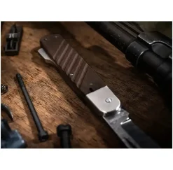 Böker - Taschenmesser 98k Damast braun