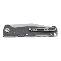 Böker plus - Taschenmesser Atlas Backlock Clippoint silberfarben