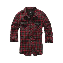 Brandit - Hemd Duncan Check rot braun