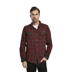 Brandit - Hemd Duncan Check rot braun