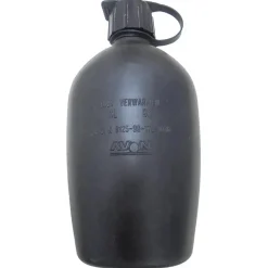 British Army - Britische Feldflasche Kunststoff schwarz gebraucht