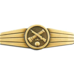 Bundeswehr Original - Abzeichen BW Rohrwaffenpersonal Metall