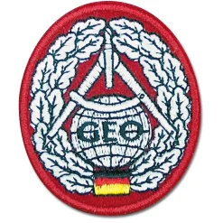 Bundeswehr Original - Abzeichen BW Barett Topographie