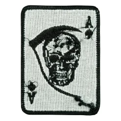Bundeswehr Original - Abzeichen US Textil Death Ace oliv