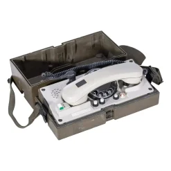 Bundeswehr Original - BW Feldtelefon Krone WF im Koffer gebraucht