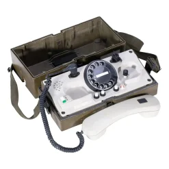 Bundeswehr Original - BW Feldtelefon Krone WF im Koffer gebraucht