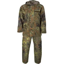 Bundeswehr Original - BW Nässeschutzanzug flecktarn gebraucht
