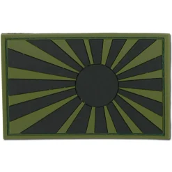 Bundeswehr Original - 3D-Patch Kriegsflagge Japan oliv/schwarz
