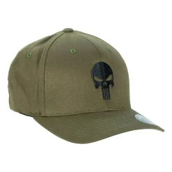 Café Viereck - Cap Flexfit Punisher schwarz oliv