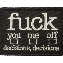 Café Viereck - Patch Fuck Decisions