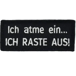 Café Viereck - Patch Ich atme ein ich raste aus