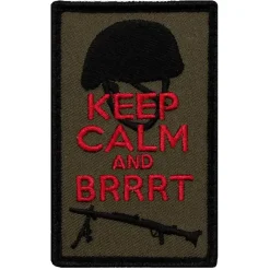 Café Viereck - Patch Keep calm and Brrrt