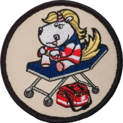 Café Viereck - Patch Rettungssanitäter Einhorn