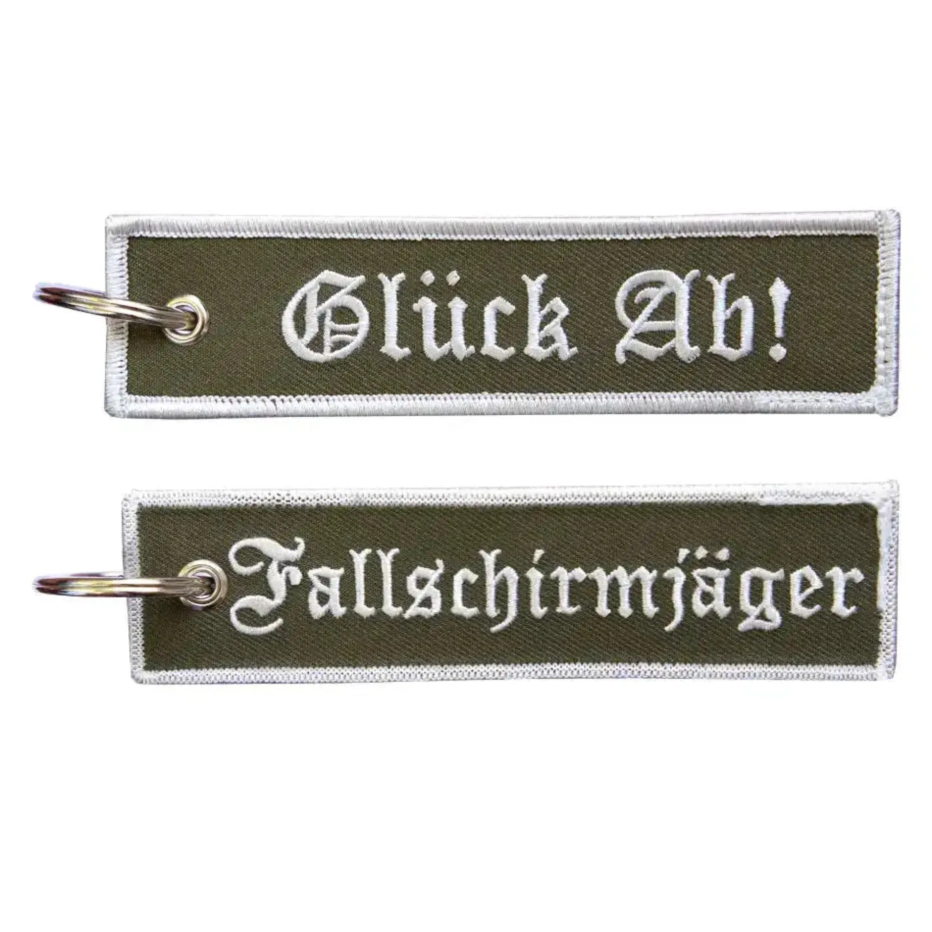 Café Viereck - Schlüsselanhänger Fallschirmjäger Glück ab