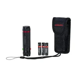 Coast - Taschenlampe TX12 385 Lumen schwarz rot