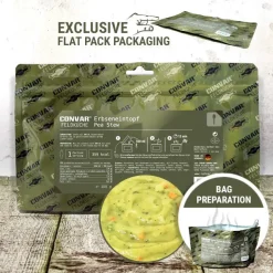 Convar-7 - Feldküche Flex gefriergetrocknet Erbseneintopf