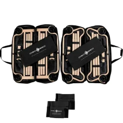 Disc-O-Bed - Feldbett XL mit Seitentaschen schwarz