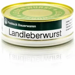 Feddeck Dauerwaren - Dosenwurst Landleberwurst 200 g