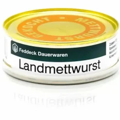Feddeck Dauerwaren - Dosenwurst Landmettwurst 200 g