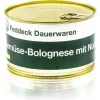 Feddeck Dauerwaren - Fertiggericht Dose Gemüse-Bolognese mit Nudeln vegan 400 g