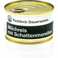Feddeck Dauerwaren - Fertiggericht Dose Milchreis mit Schattenmorellen 400 g
