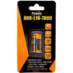 Fenix - Li-Ionen Akku 16340 ARB-L16-70