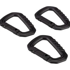 FMA - Karabiner Set Typ D Quick Hook groß schwarz