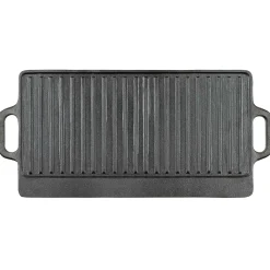 Fox Outdoor - Grillplatte Gusseisen mit Griffen