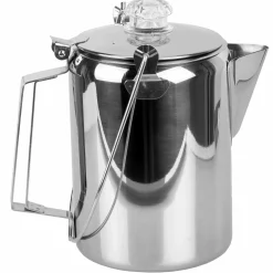 Fox Outdoor - Kaffekanne mit Perkolator Edelstahl