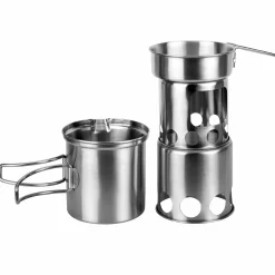 Fox Outdoor - Kochset Travel Edelstahl