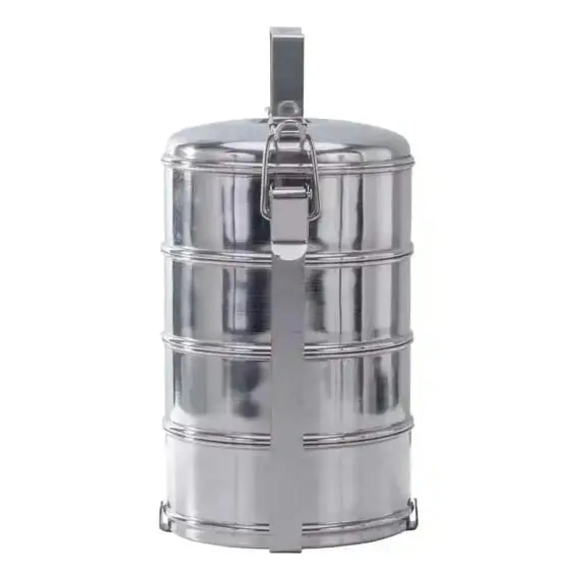 Fox Outdoor - Speisebehälter 4-teilig silberfarben